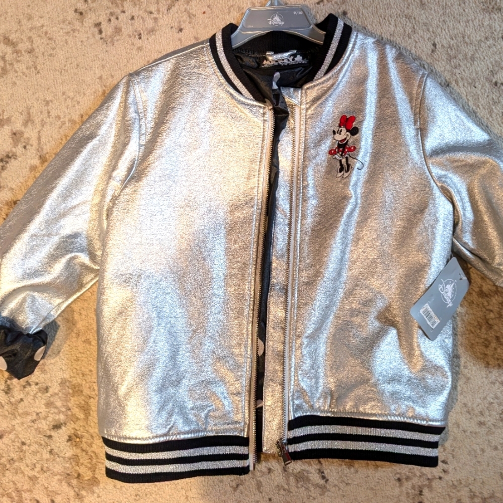 Disney Minnie mouse silver jacket